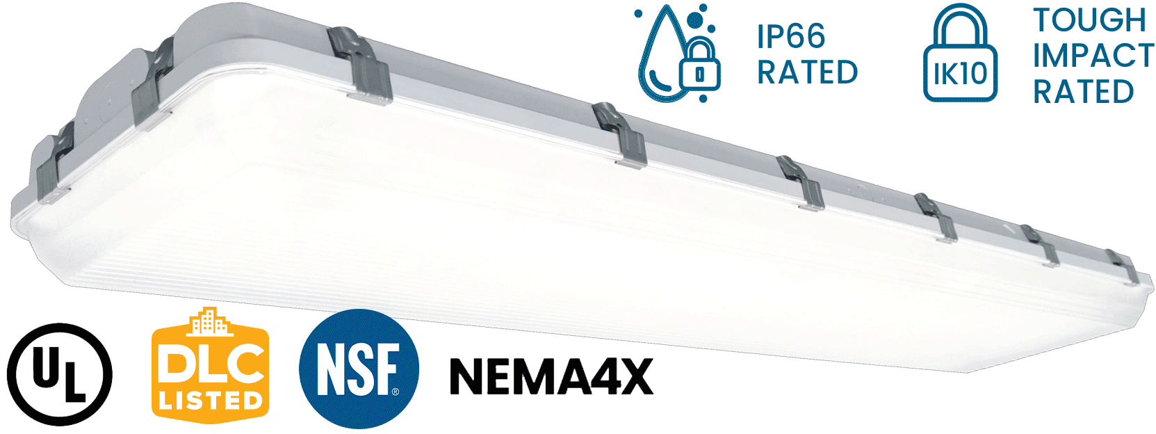VAPOR EDGE PRO HO HIGH OUTPUT VAPOR TIGHT LINEAR HIGH BAY, SMART SENSOR-READY 200/185/155 4FT (AL-LWP-4FTHB/200/185/155)