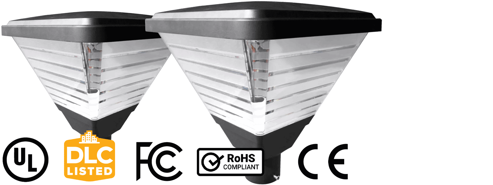 QUAD CROWN LED POST-TOP LIGHTS 60 (AL-PT-C-60)
